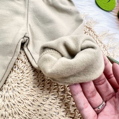 Conj. Jaqueta Oiee Au Au! e Calça de Moletom - Areia